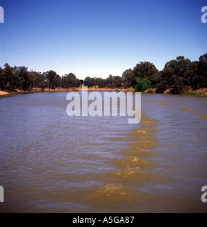 Murray River vicino a Mildura Victoria Australia Foto Stock