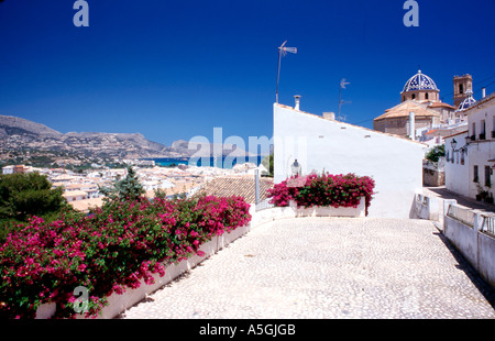 Altea, centro storico Foto Stock