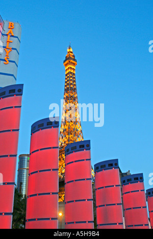 Torre Eiffel Paris Las Vegas Nevada Foto Stock