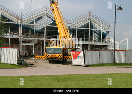 La costruzione del nuovo National Trust sede nel vecchio GWR railworks a Swindon Foto Stock