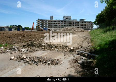 La principessa Margaret Hospital di Swindon il reparto principale blocco prima di demolizione Foto Stock