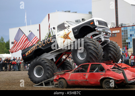 Camion del mostro Foto Stock