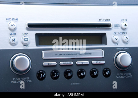 radio per auto Foto Stock