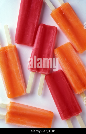 Ice Cream pops, ghiaccioli, popsicles, Foto Stock