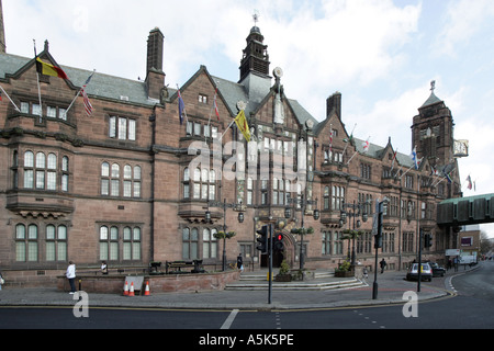 La facciata della casa Consiglio di Coventry, West Midlands Foto Stock