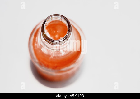 Ha aperto una bottiglia di limonata Brooklyn New York City Foto Stock