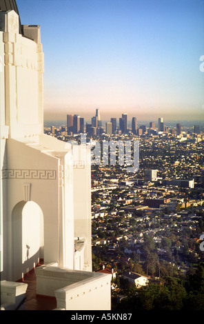 Los Angeles vista dall Osservatorio Griffith di Los Angeles California USA Foto Stock