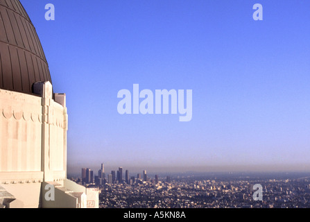 Los Angeles vista dall Osservatorio Griffith di Los Angeles California USA Foto Stock