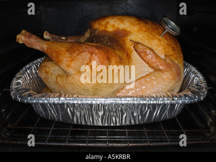 La Turchia la tostatura in forno Foto Stock