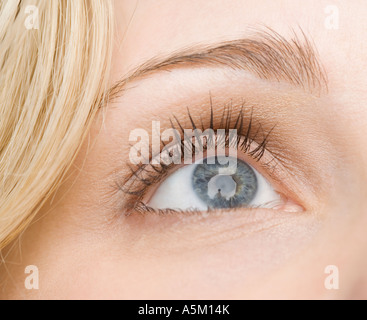 Extreme close up della donna s eye Foto Stock