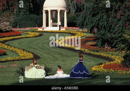 Cypress Gardens FL southern belles Foto Stock