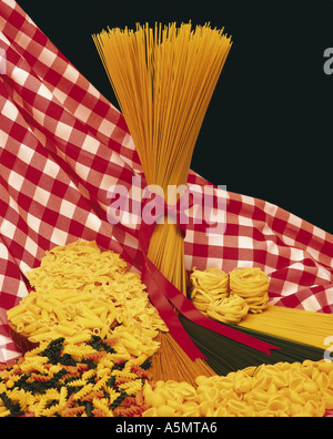 Varietà di pasta Foto Stock