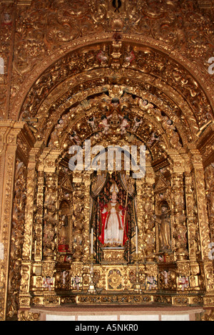 Se Catedral cappella laterale Faro Algarve Portogallo Foto Stock