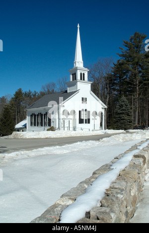 Storico quartiere di Kensington, New Hampshire USA, che è parte della Nuova Inghilterra Foto Stock