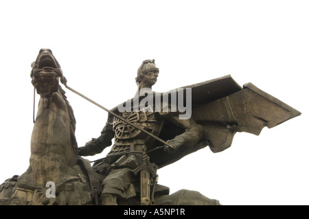 Un monumento di Asens Veliko Tarnovo antica capitale della Bulgaria Est Europa Foto Stock