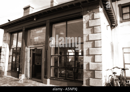 La stazione ferroviaria, Greystones, Irlanda Foto Stock