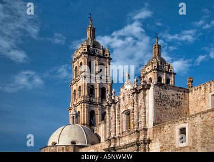 Torri della cattedrale di Durango in Messico Foto Stock