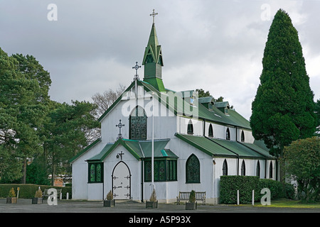 Santa Barbara la chiesa Garrison Deepcut Inghilterra Foto Stock