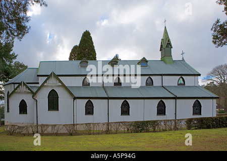 Santa Barbara la chiesa Garrison Deepcut Inghilterra Foto Stock