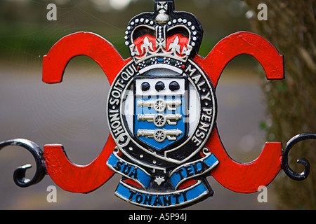 Badge RAOC - Santa Barbara chiesa Garrison Deepcut Inghilterra Foto Stock