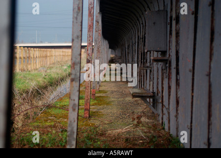 Il poligono di tiro a Rainham Marsh ormai in disuso. 6139 Foto Stock