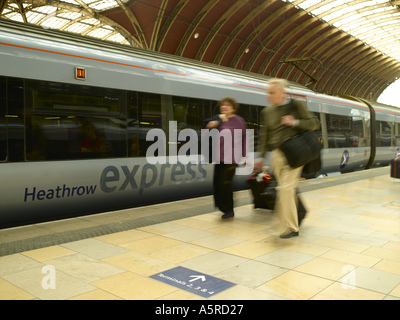 London Paddington Stazione Ferroviaria Foto Stock