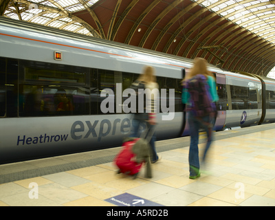 London Paddington Stazione Ferroviaria Foto Stock