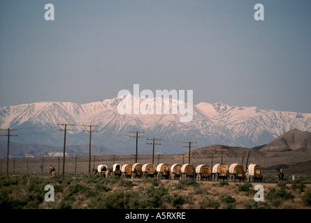 VISION QUEST RIABILITAZIONE PIONEER vagone treno Programma Foto Stock