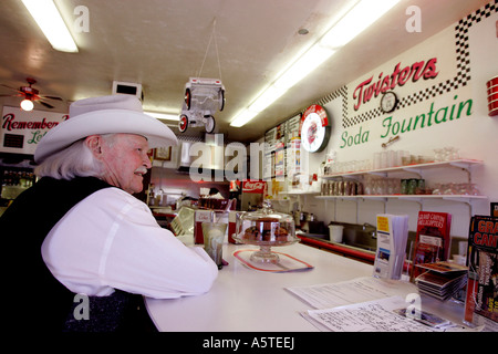 Noi WILLIAMS ritorcitoi una cena in stile anni cinquanta lungo la famosa Route 66 FOTO GERRIT DE HEUS Foto Stock