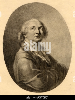 Conte Alessandro di Cagliostro, aka Guiseppe Balsamo o Joseph Bálsamo, 1743 - 1795. Italiano di strega, avventuriero, mago e Massone. Foto Stock