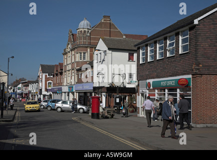 Haverhill High Street, Suffolk, Inghilterra Foto Stock