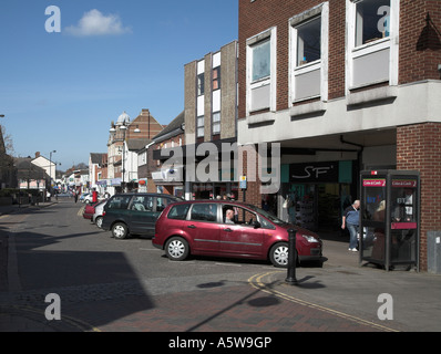 Haverhill High Street, Suffolk, Inghilterra Foto Stock