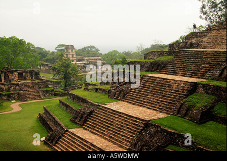 Palenque / Tempio della Croce Foto Stock