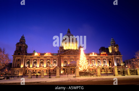 Belfast City Hall, Irlanda del Nord Foto Stock