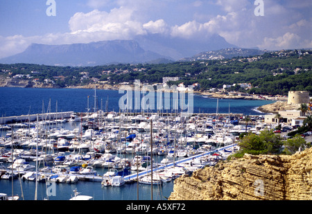 Moraira Costa Blanca Spagna Foto Stock