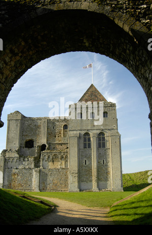 Castle Rising vicino a King s Lynn NORFOLK REGNO UNITO Foto Stock