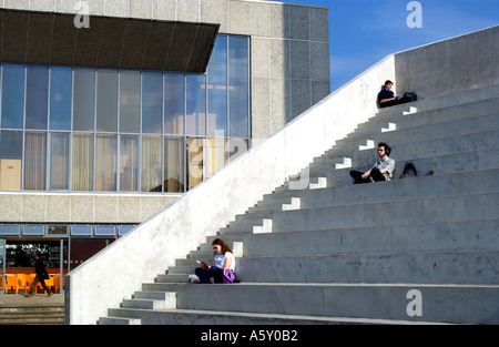 Vista generale di Aberystwyth University Wales UK GB Foto Stock