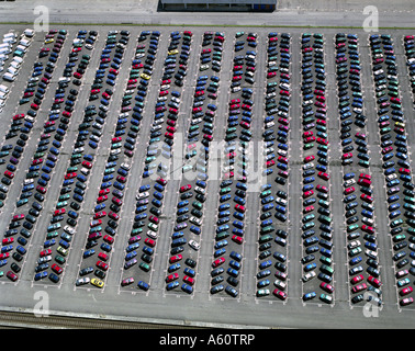 Parcheggio auto, GERMANIA Baden-Wuerttemberg, Kippenheim Foto Stock