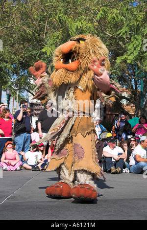 Disney carattere mostro in Disney stelle e l'Automobile Parade, Disney MGM Studios, Orlando, Florida, Stati Uniti d'America Foto Stock