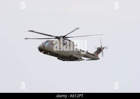 ZJ128 Royal Air Force Agusta Westland EH1 EH 101 Merlin HC3 Mk 411 elicottero di supporto Foto Stock