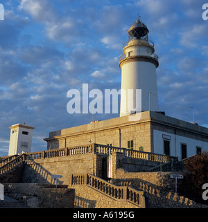 Faro, lontano de Formentor, Maiorca, SPAGNA Foto Stock