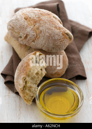 Ciabatta shot con professionisti di medio formato fotocamera digitale Foto Stock