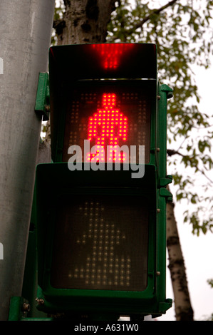 Semaforo a Taipei Foto Stock