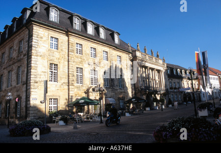 La facciata della opera house, Bayreuth, Alta Franconia, Baviera, Germania Foto Stock