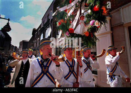 Il KING S LYNN PUÒ GARLAND, Norfolk, Inghilterra Foto Stock