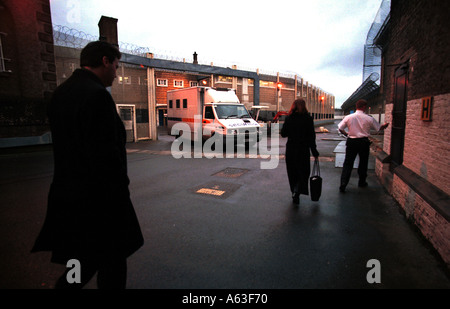 Carcere a Wandsworth, Londra, Inghilterra. Fotografie scattate in una stampa controllata visita nel 1999 per mostrare un pulito carcere Vittoriano. Foto Stock