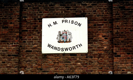 Carcere a Wandsworth, Londra, Inghilterra. Fotografie scattate in una stampa controllata visita nel 1999 per mostrare un pulito carcere Vittoriano. Foto Stock