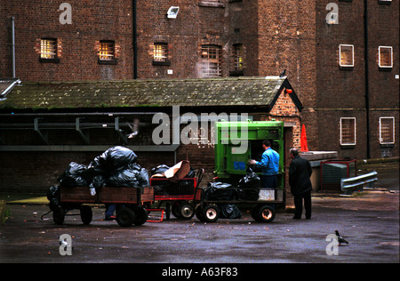 Carcere a Wandsworth, Londra, Inghilterra. Fotografie scattate in una stampa controllata visita nel 1999 per mostrare un pulito carcere Vittoriano. Foto Stock