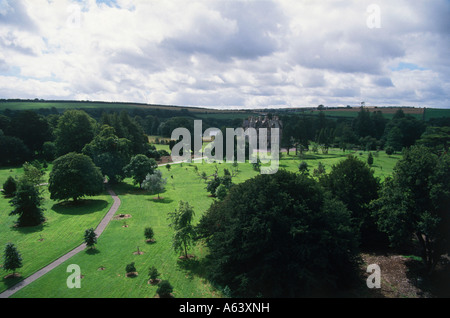 Blarney Castle e giardini vicino alla città di Cork contea di Cork, provincia di Munster Irlanda Foto Stock