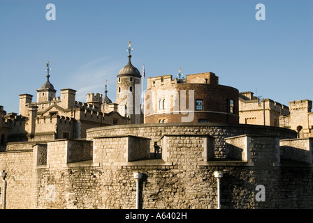 La Torre di Londra, in Inghilterra, Regno Unito Foto Stock
